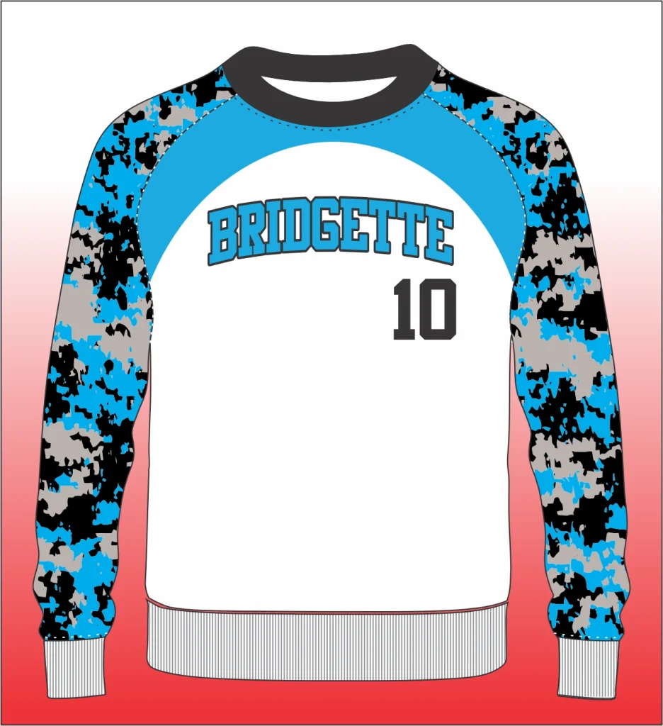 Long Sleeve American Style Camo Raglan Sleeves shirt design