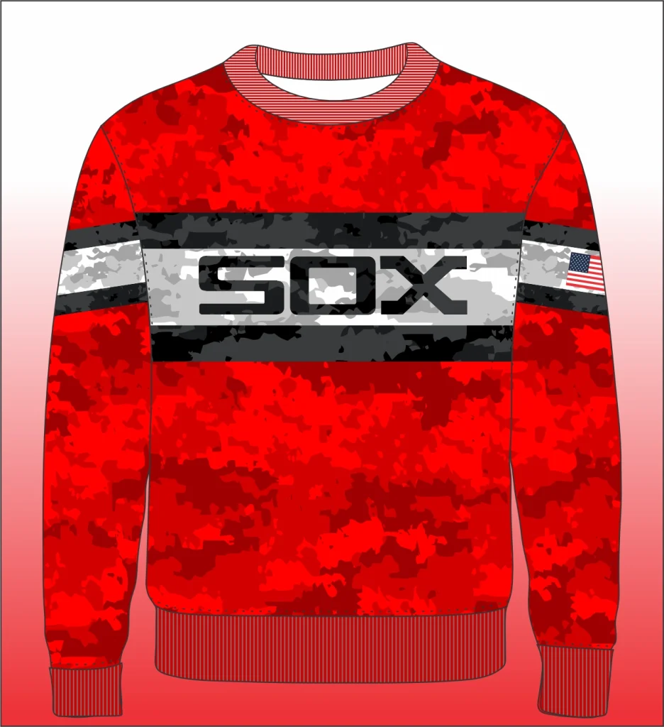 Varsity chest stripe sweatshirt in stylish colors