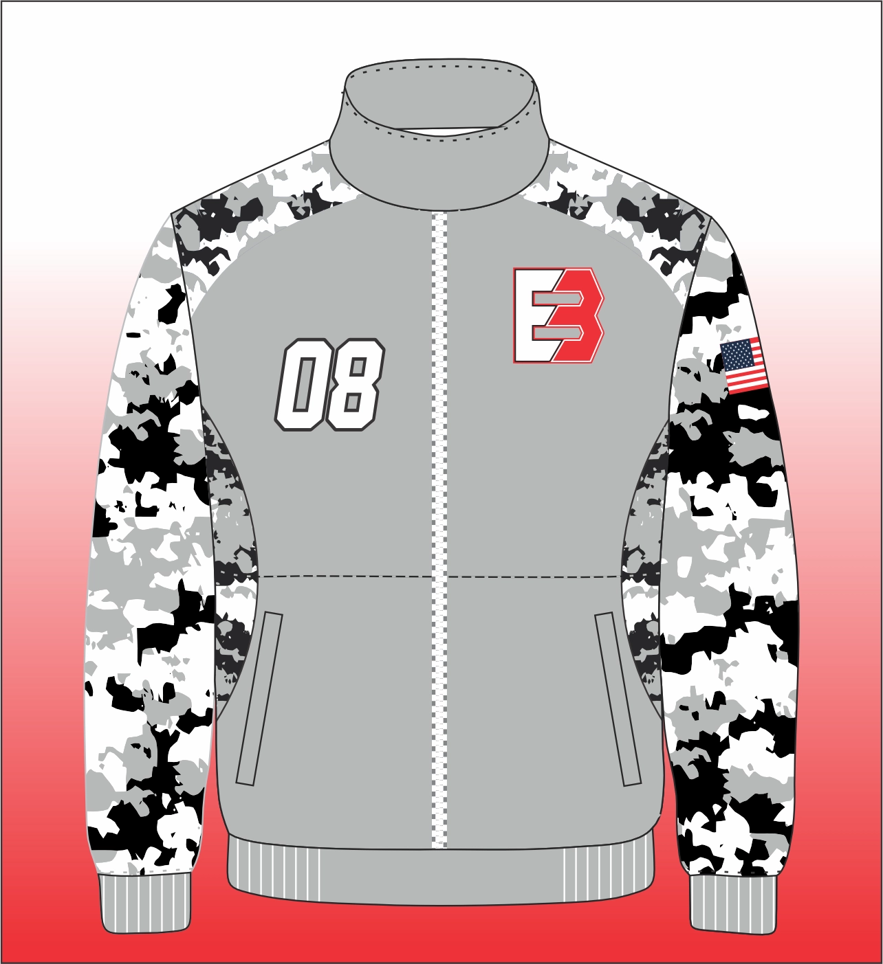 Lightweight pro-yoke-panel windbreaker jacket in sleek water-resistant polyester, athletic fit.