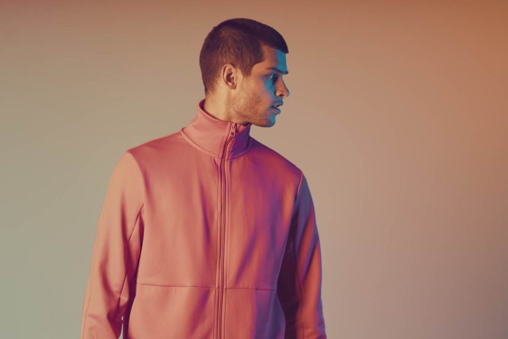 Custom jacket with modern design and premium detailing.