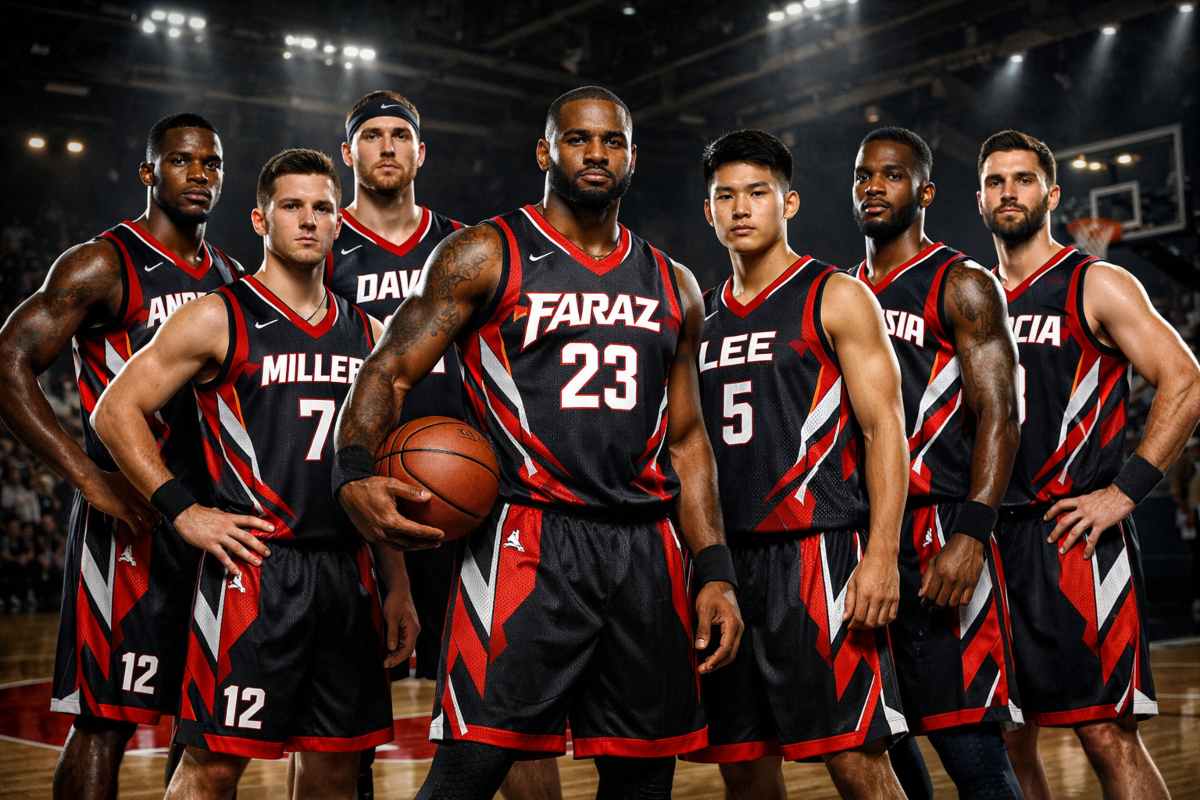 Basketball jerseys with breathable fabric