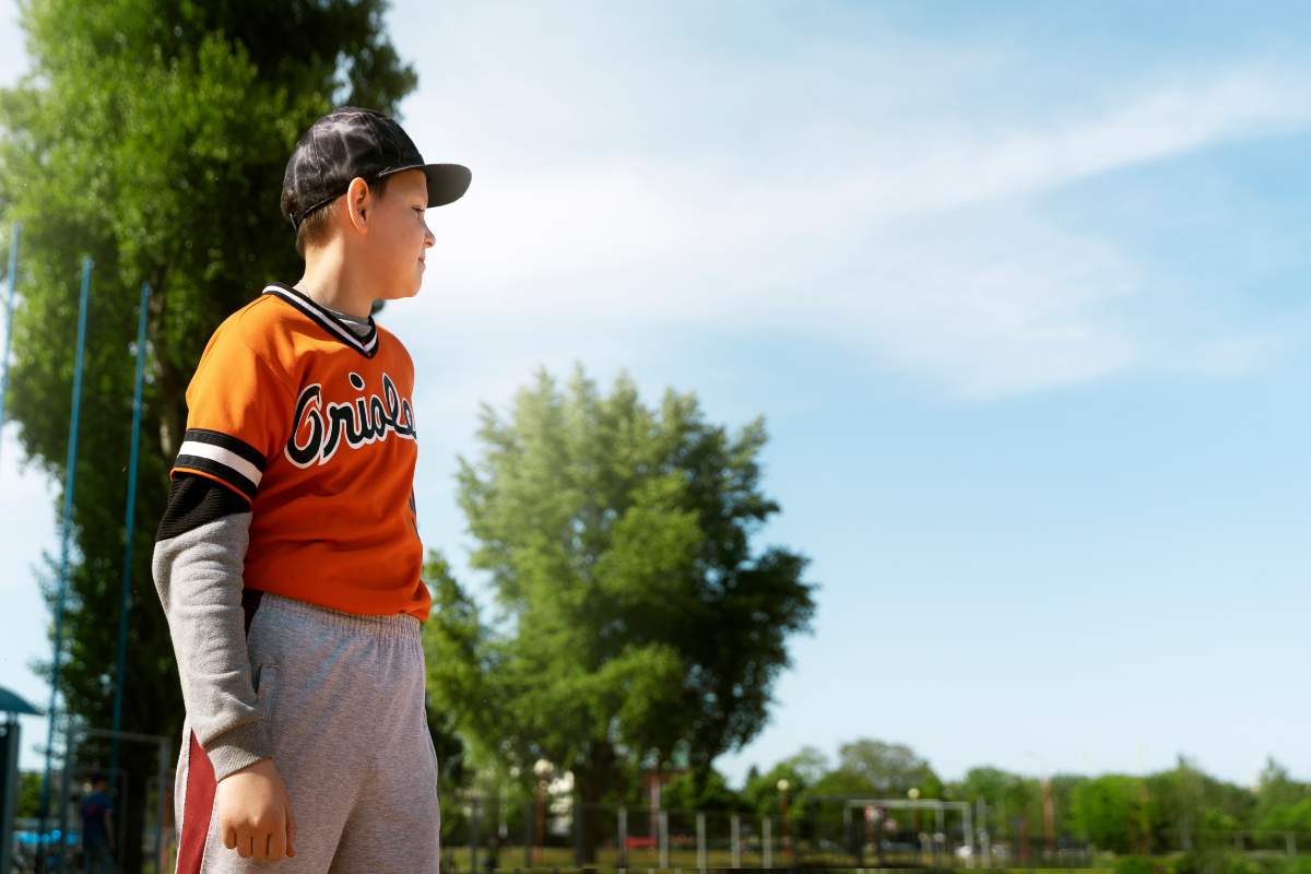 Close-up of Custom Baseball Jerseys with personalized numbers
