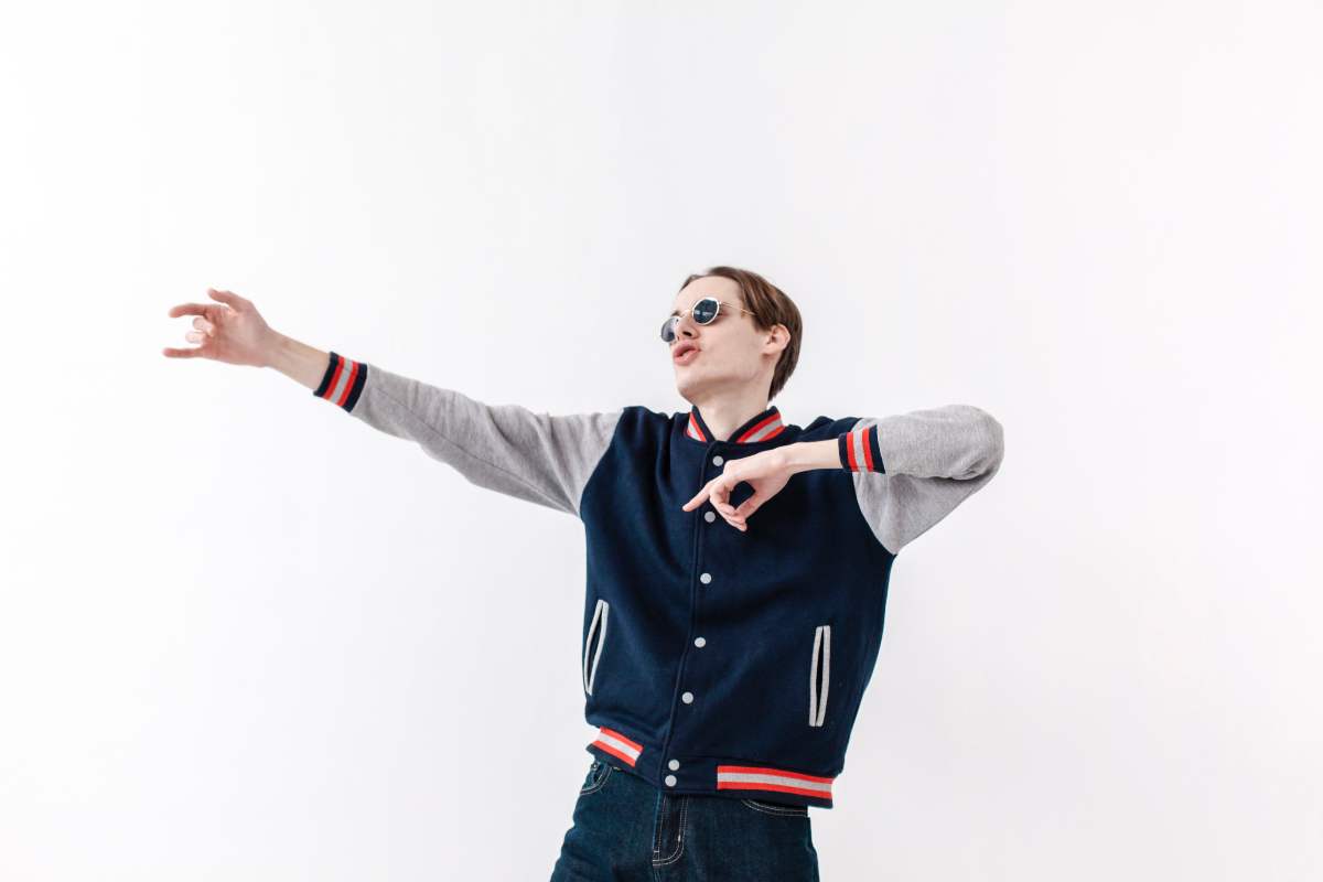 Custom Varsity Jacket with bold back lettering design