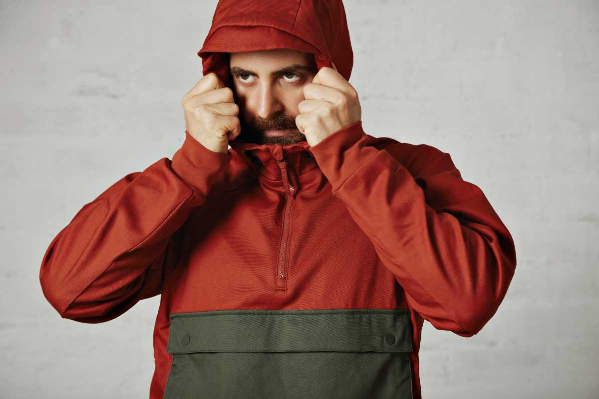 Windproof Jacket built for cold, breezy conditions.