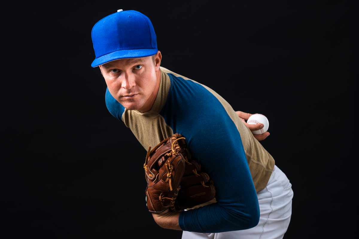 Custom blue baseball jersey with player number, Baseball Jerseys