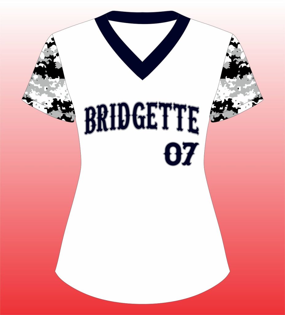Softball V Neck Classic Raglan with Upper Sleeves Best Sports Uniforms